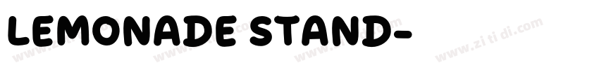 Lemonade Stand字体转换